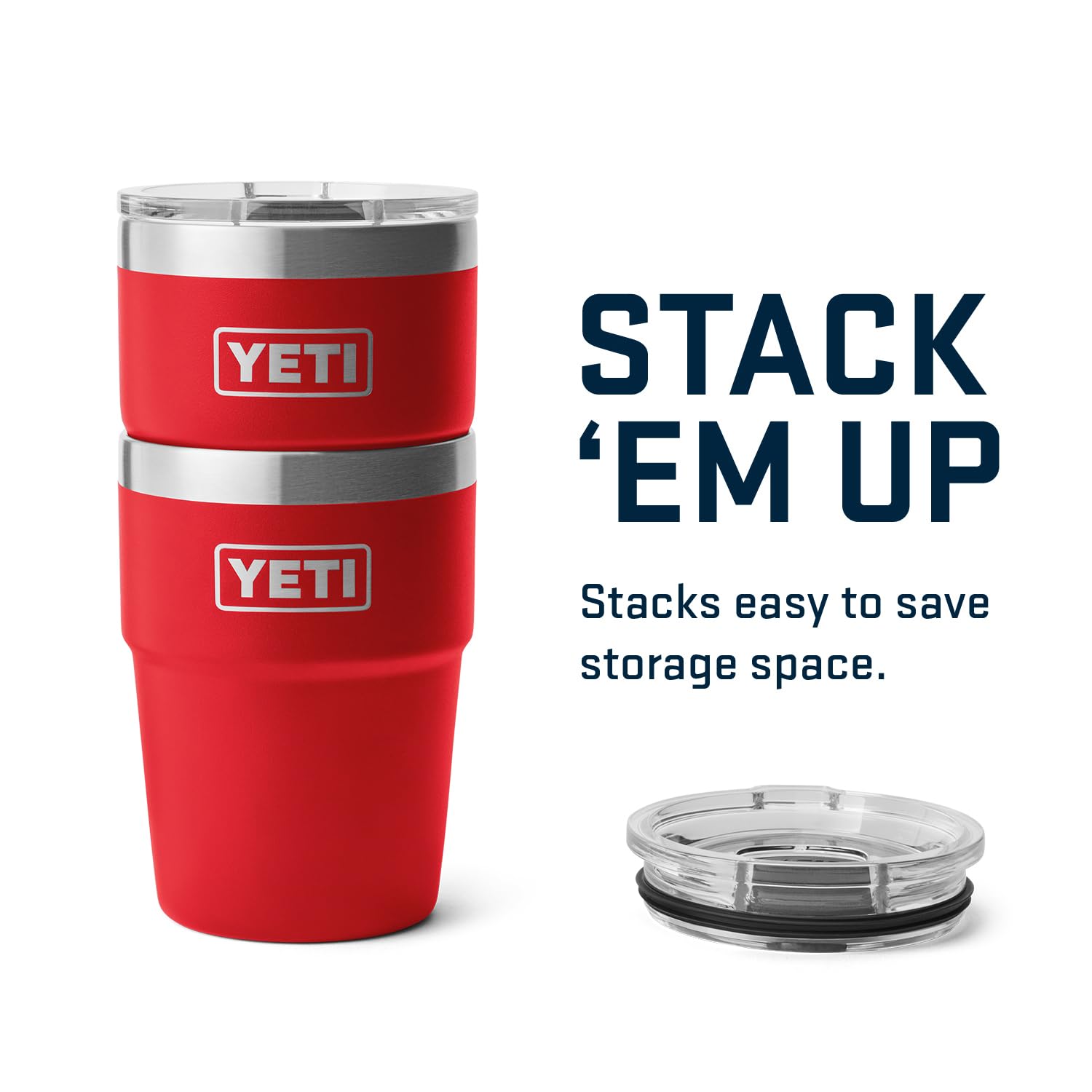 Foto 7 pulgar | Vaso Yeti Rambler Apilable De 473 Ml Con Aislamiento Al Vacío - Venta Internacional.