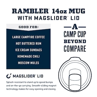 Foto 2 | Taza Yeti Rambler, Apilable, 414 Ml, Con Aislamiento Al Vacío, Inoxidable - Venta Internacional.