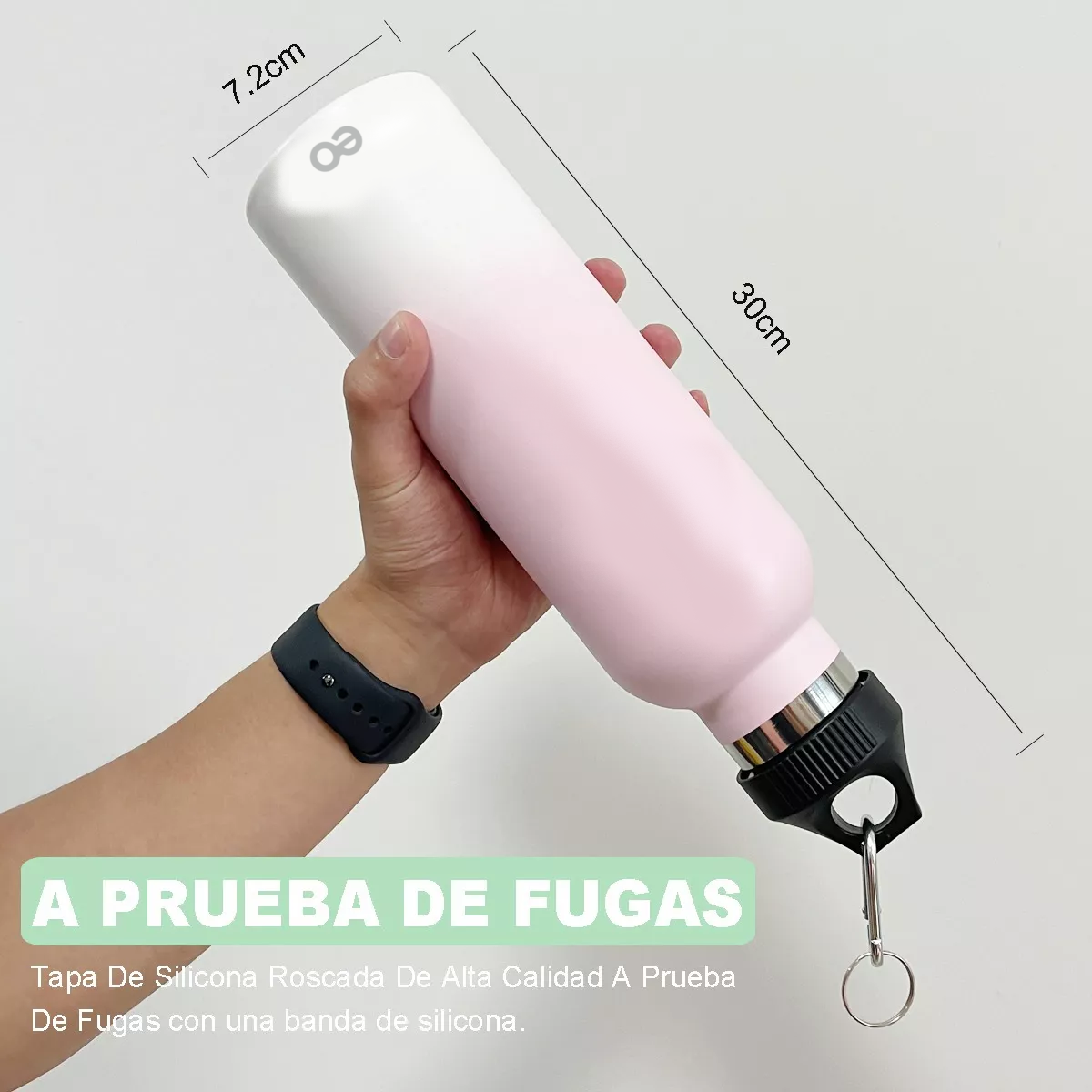 Foto 4 pulgar | Language Vasos Termico Acero Inoxidable Taza Termo Botellas Para Agua Eo Safe Imports Esi-14192-1 Rosa