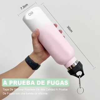 Foto 3 | Language Vasos Termico Acero Inoxidable Taza Termo Botellas Para Agua Eo Safe Imports Esi-14192-1 Rosa