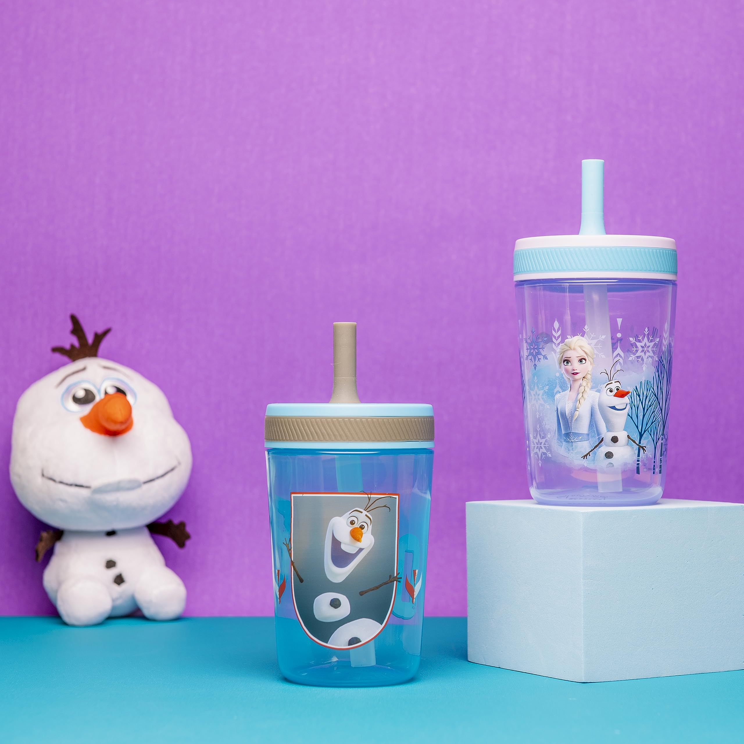 Foto 3 pulgar | Set De Vasos Zak Designs Disney Frozen Ii Movie Kelso, 450 Ml - Venta Internacional.