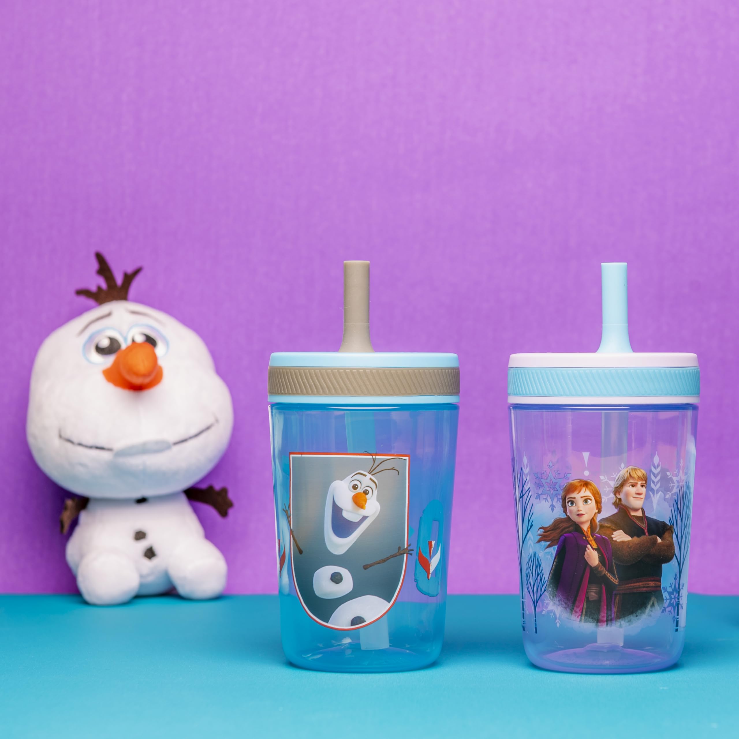 Foto 4 pulgar | Set De Vasos Zak Designs Disney Frozen Ii Movie Kelso, 450 Ml - Venta Internacional.