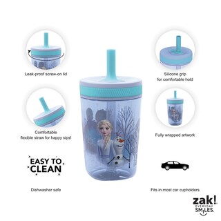 Foto 4 | Set De Vasos Zak Designs Disney Frozen Ii Movie Kelso, 450 Ml - Venta Internacional.