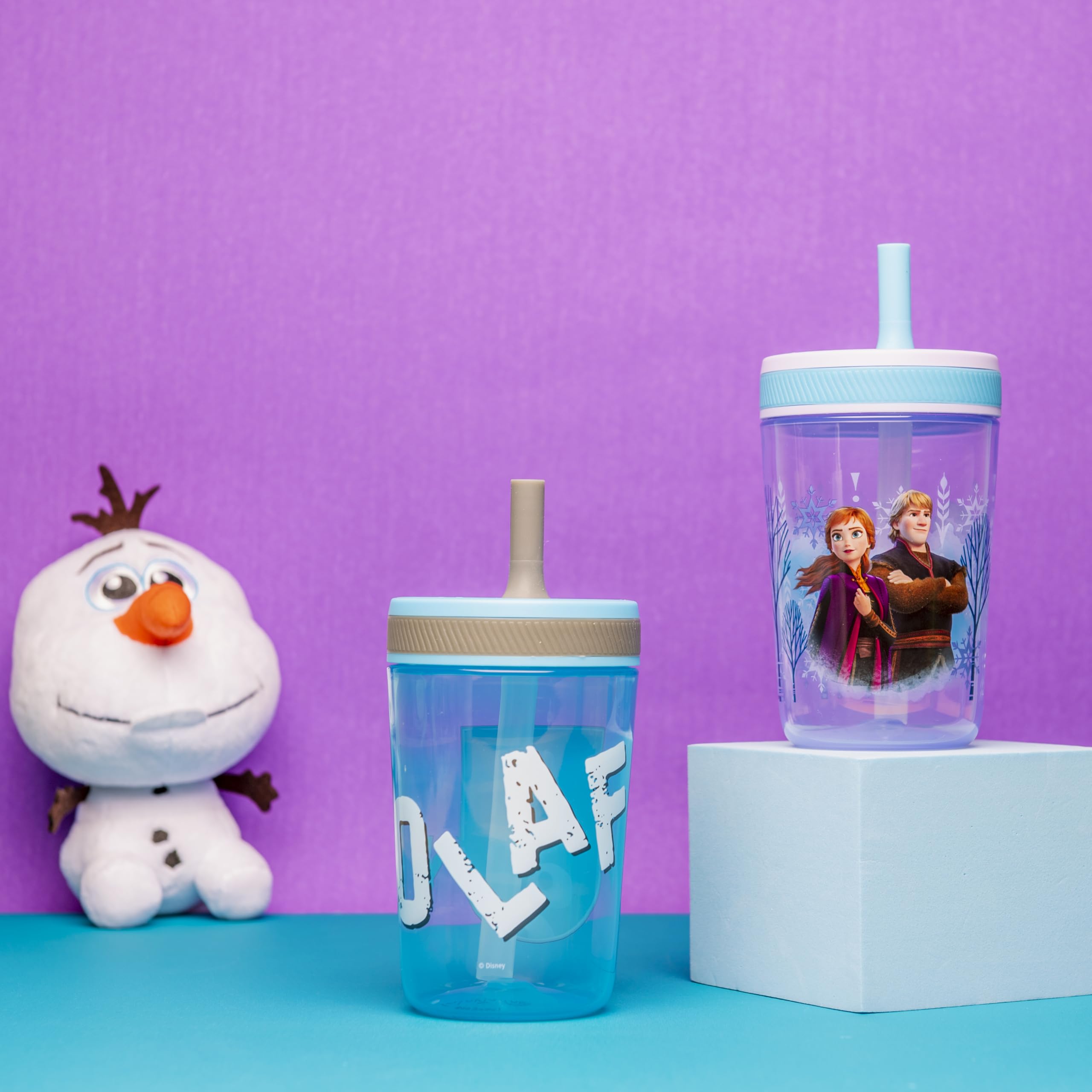 Foto 7 pulgar | Set De Vasos Zak Designs Disney Frozen Ii Movie Kelso, 450 Ml - Venta Internacional.