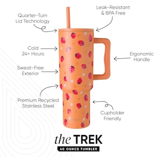 Foto 2 | Vaso Simple Modern Trek De 1,2 L Con Asa Y Tapa Con Pajita - Venta Internacional.
