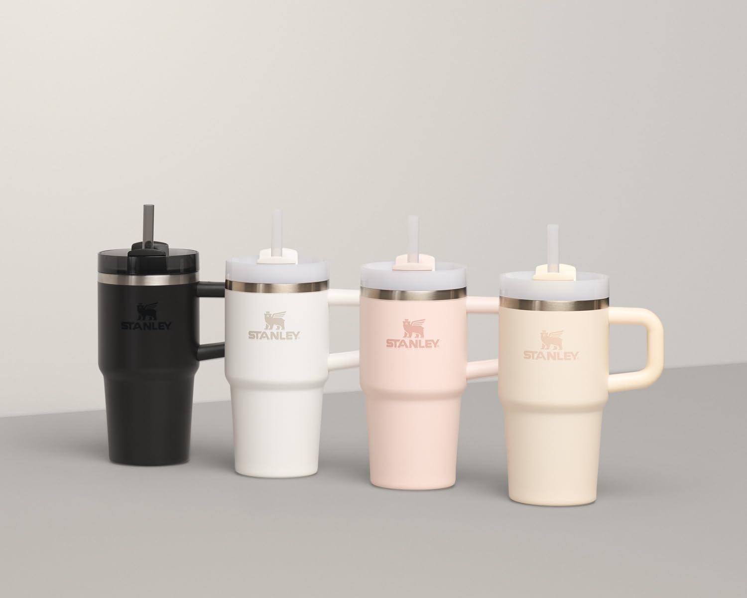 Foto 6 pulgar | Vaso Stanley Quencher H2.0 Con Mango Y Pajita, 400 Ml, Crema - Venta Internacional.