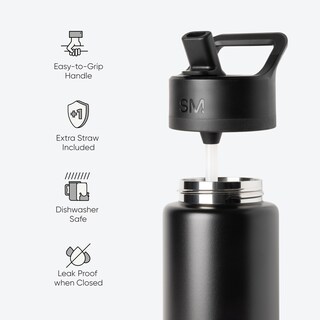 Foto 3 | Botella De Agua Simple Modern Kids Summit De Acero Inoxidable De 400 Ml - Venta Internacional.