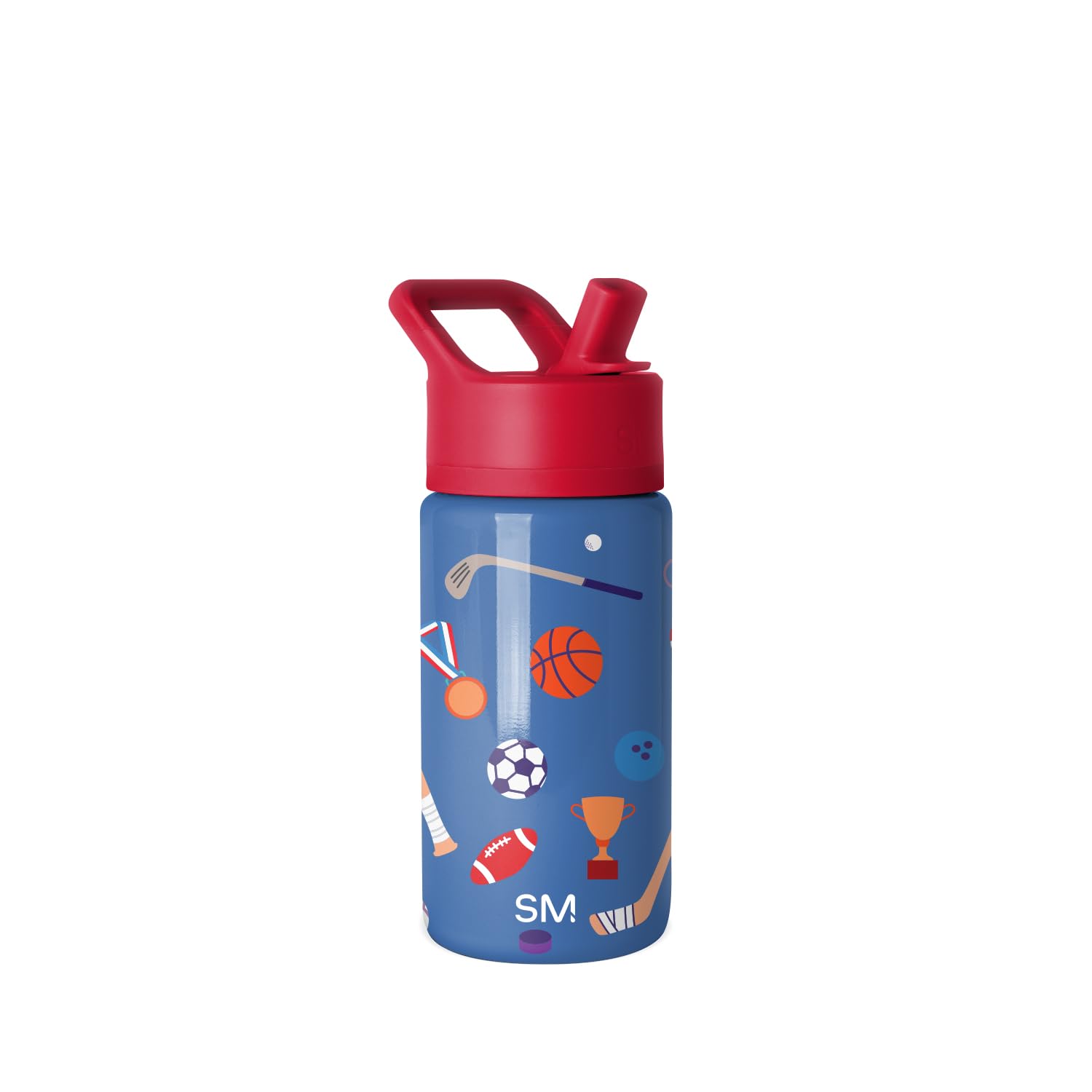 Botella De Agua Simple Modern Kids Summit Con Tapa De Pajita De 400 Ml - Venta Internacional.