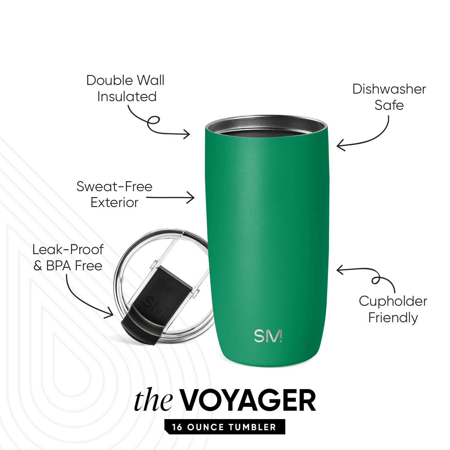 Foto 3 pulgar | Taza De Café De Viaje Simple Modern Voyager 470 Ml - Venta Internacional.