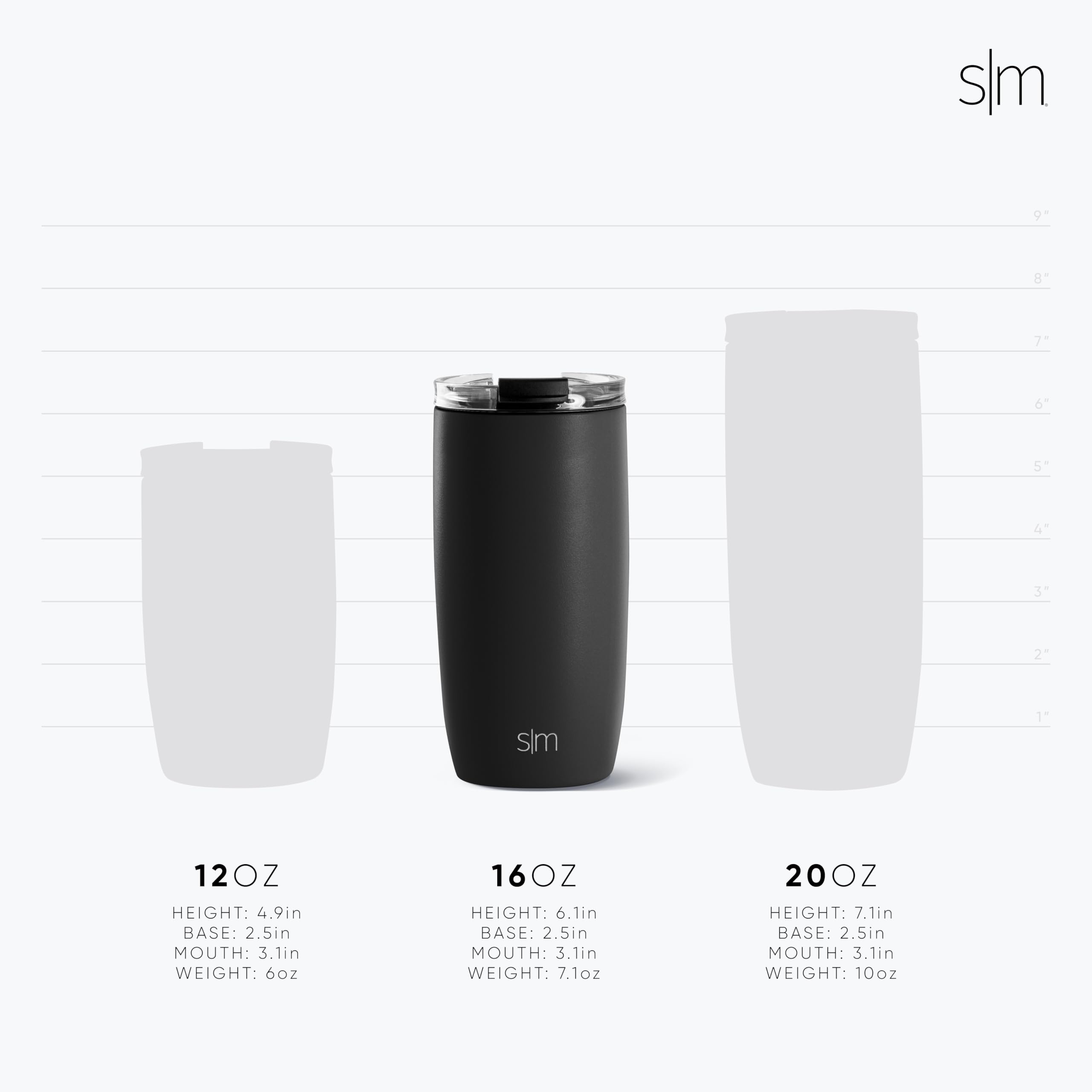 Foto 4 pulgar | Taza De Café De Viaje Simple Modern Voyager 470 Ml - Venta Internacional.