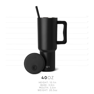 Foto 5 | Vaso Simple Modern Trek De 1,2 L Con Asa Y Tapa Con Pajita - Venta Internacional.