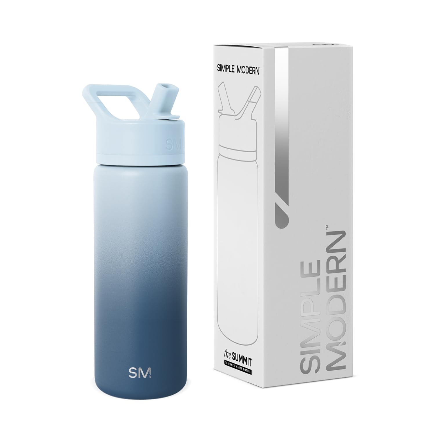 Botella De Agua Simple Modern Kids Summit De Acero Inoxidable De 18 Oz - Venta Internacional.