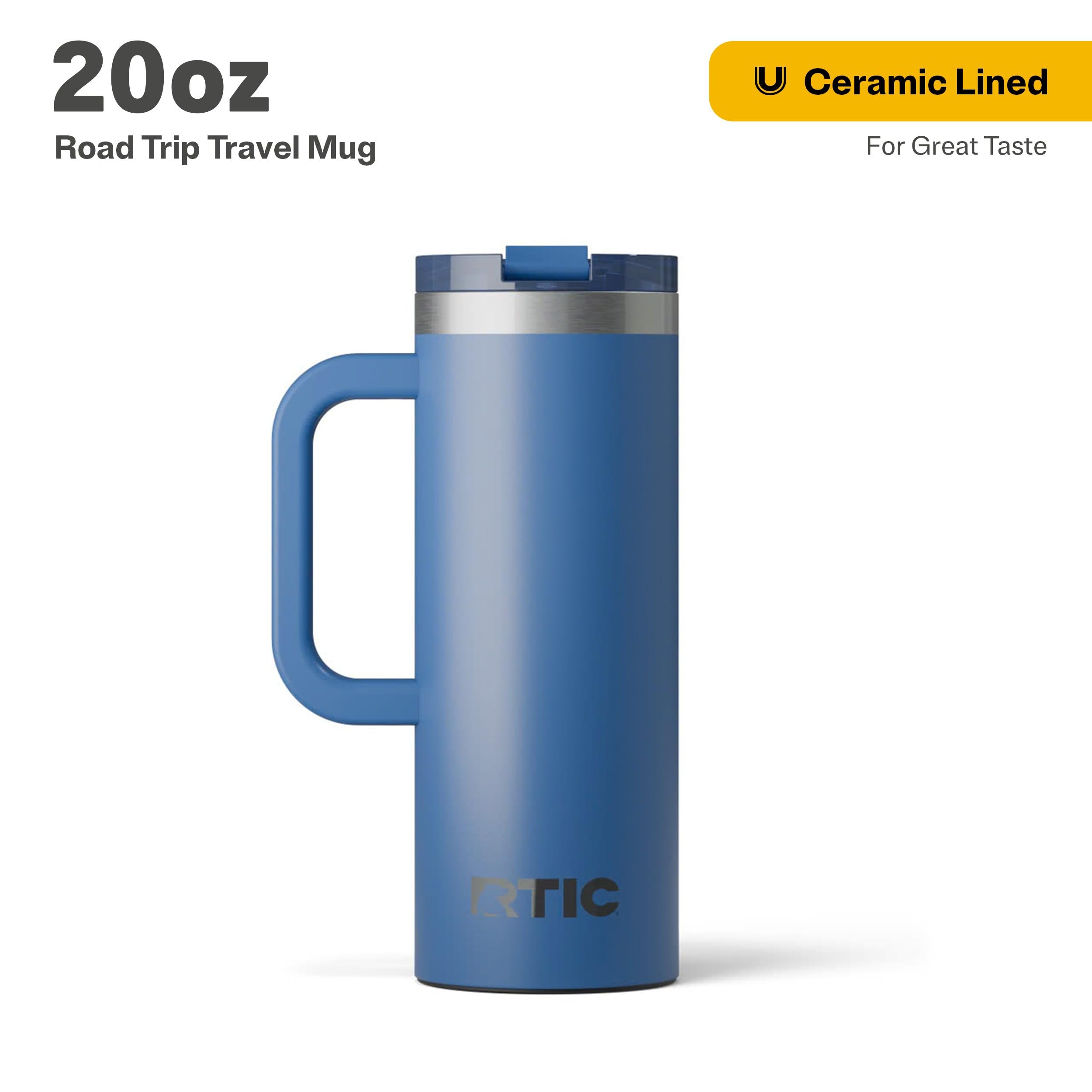 Foto 3 pulgar | Taza De Viaje Rtic Road Trip 600 Ml Con Aislamiento De Acero Inoxidable - Venta Internacional.