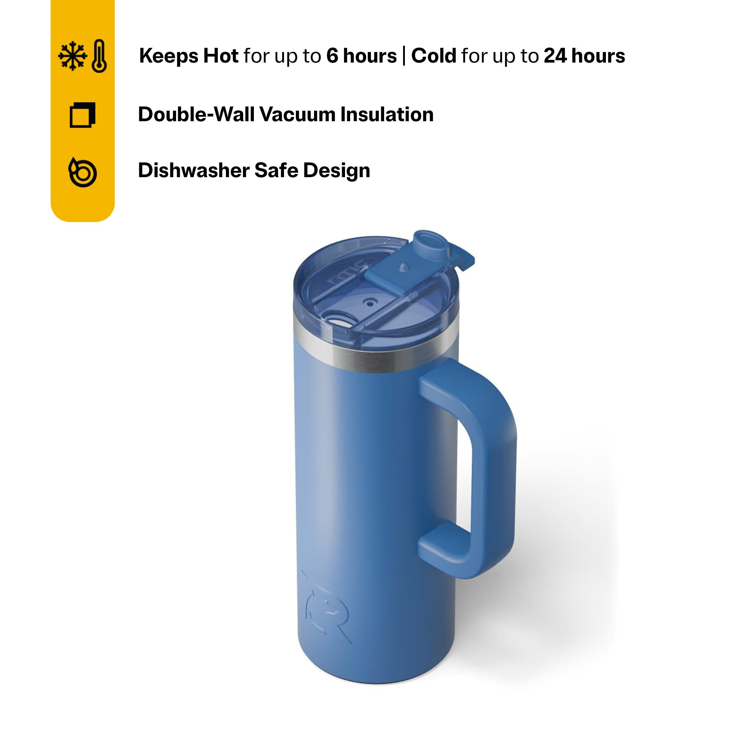 Foto 4 pulgar | Taza De Viaje Rtic Road Trip 600 Ml Con Aislamiento De Acero Inoxidable - Venta Internacional.