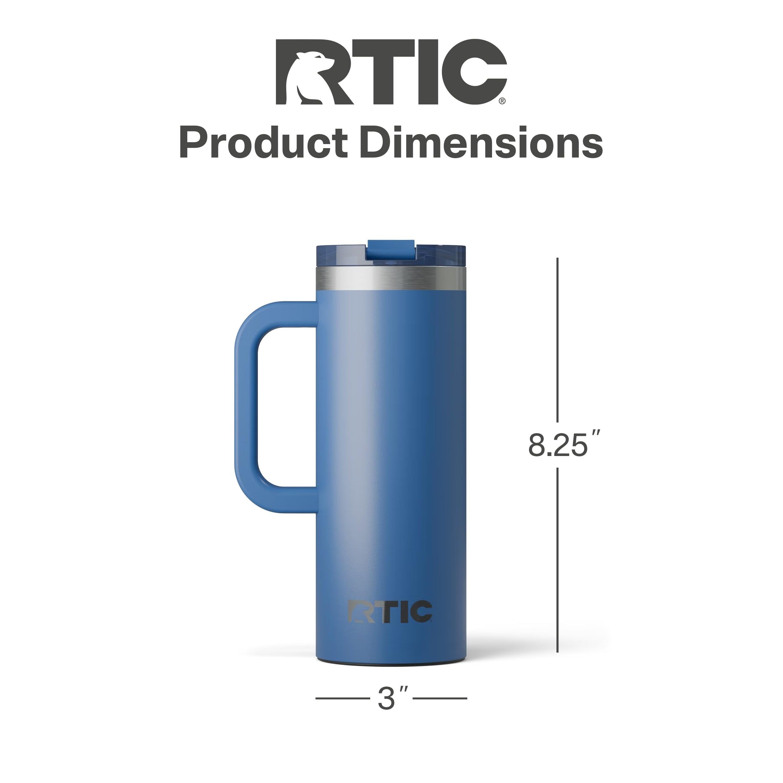 Foto 6 pulgar | Taza De Viaje Rtic Road Trip 600 Ml Con Aislamiento De Acero Inoxidable - Venta Internacional.