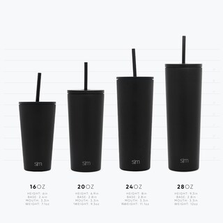 Foto 3 | Vaso Aislante Simple Modern Classic, 28 Oz, Clementine - Venta Internacional.