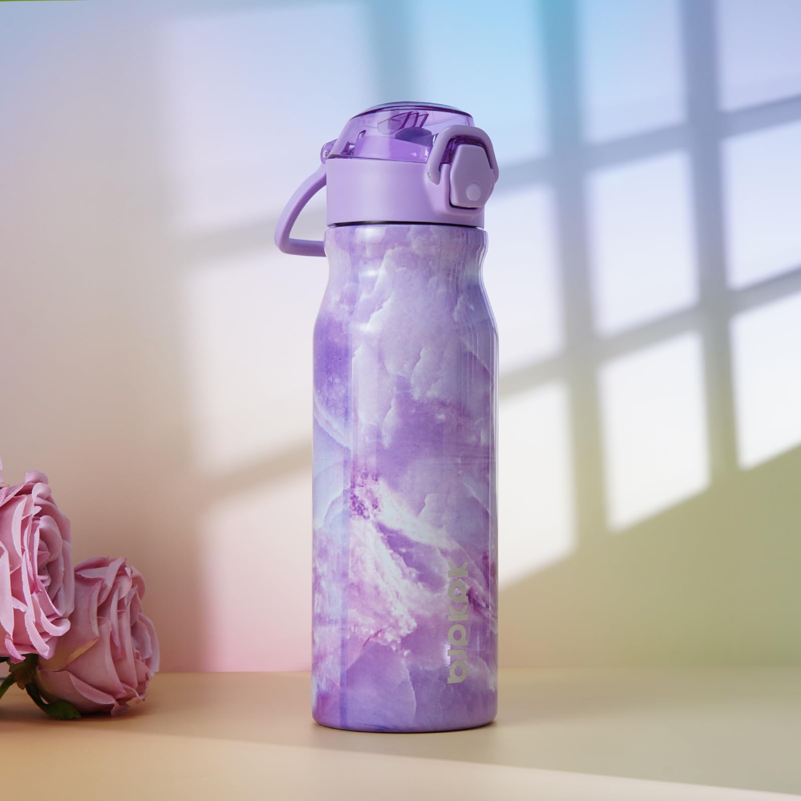 Foto 6 pulgar | Botella De Agua Bjpkpk Aislada De Acero Inoxidable De 750 Ml Con Pajita - Venta Internacional.