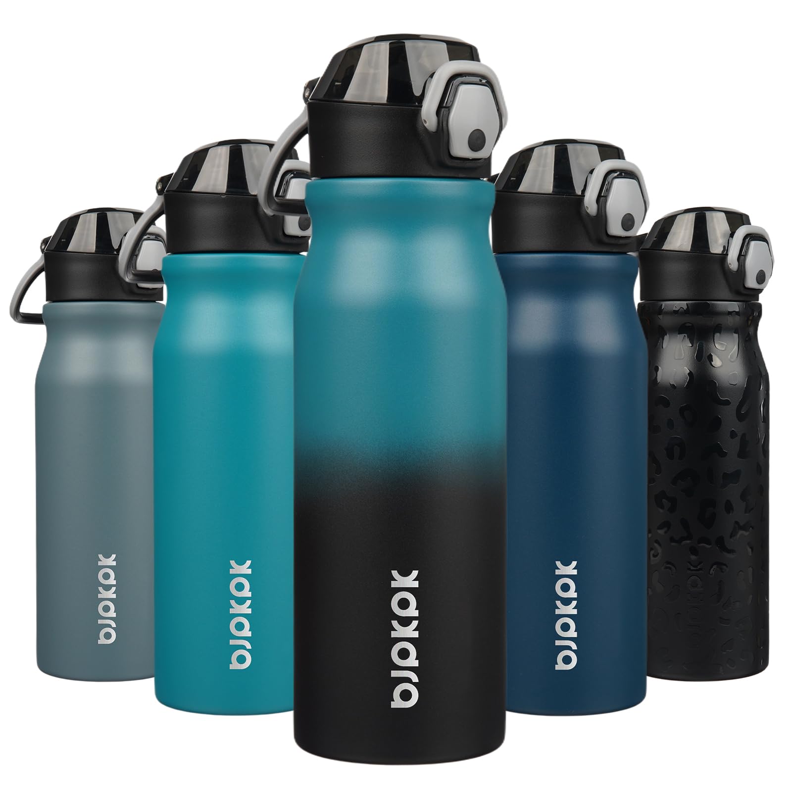 Botella De Agua Bjpkpk Con Aislamiento De Acero Inoxidable, 750 Ml, Color Índigo - Venta Internacional.