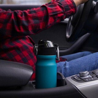 Foto 5 | Botella De Agua Bjpkpk Con Aislamiento De Acero Inoxidable, 750 Ml, Color Índigo - Venta Internacional.