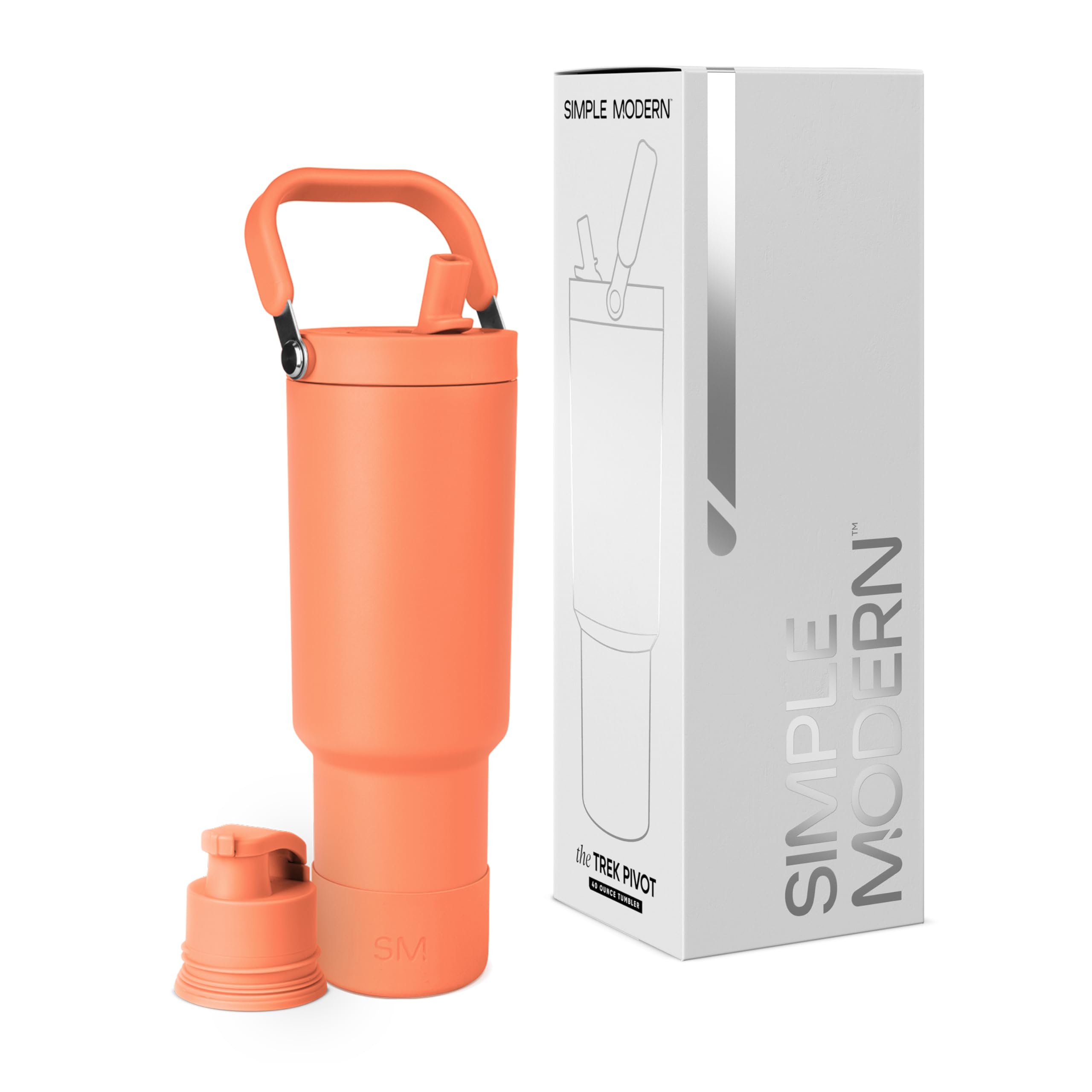 Botella De Agua Simple Modern Trek Pivot 1.2 L Con Asa - Venta Internacional.