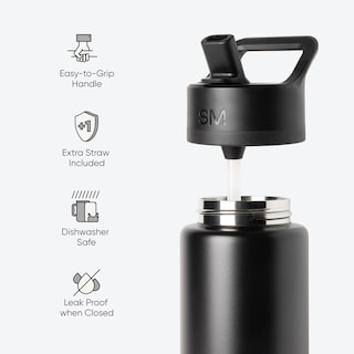 Foto 3 | Botella De Agua Simple Modern Kids Summit De Acero Inoxidable De 400 Ml - Venta Internacional.