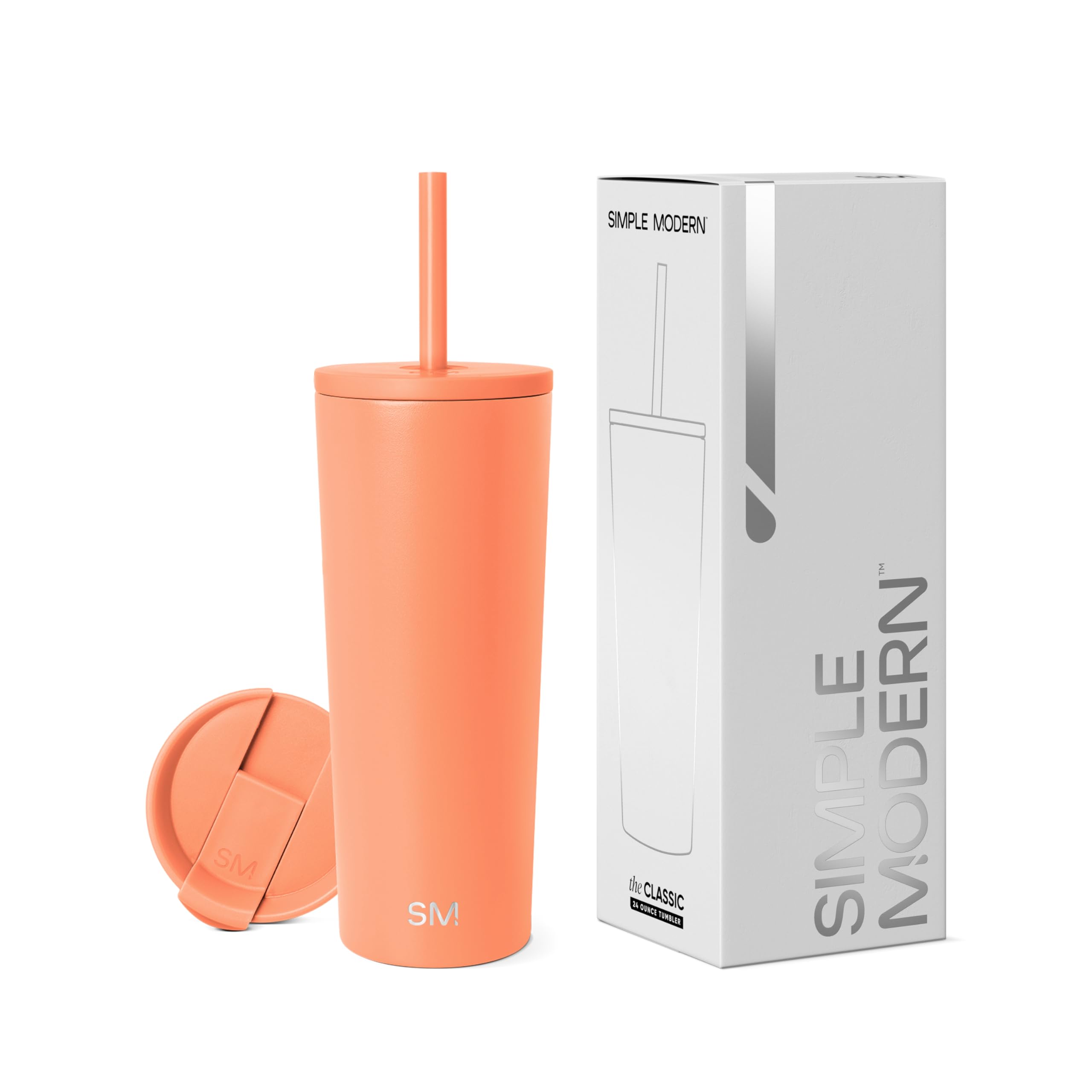 Foto 2 pulgar | Vaso Aislante Simple Modern Classic, 710 Ml, Clementine - Venta Internacional.