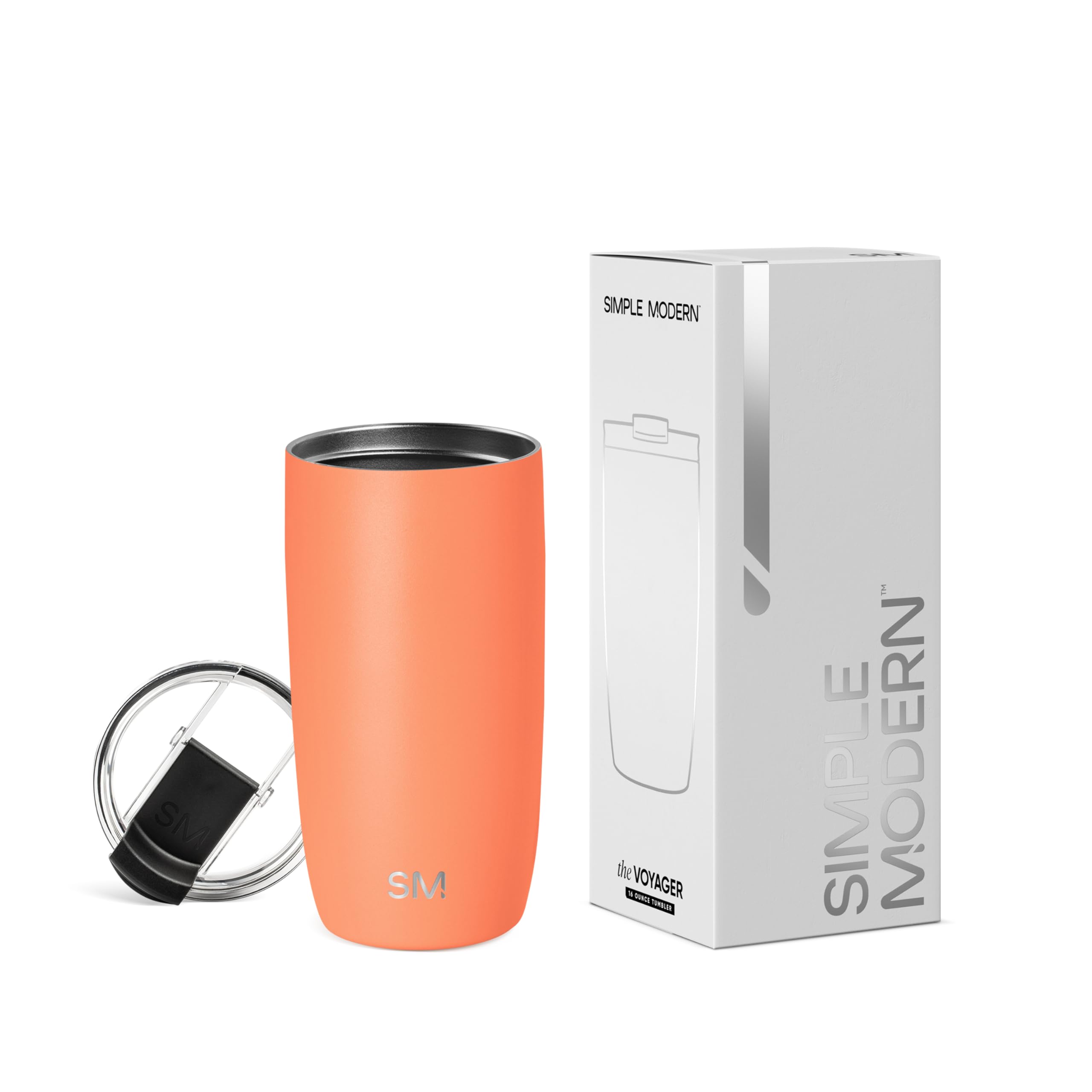 Taza De Café De Viaje Simple Modern Voyager 470 Ml - Venta Internacional.