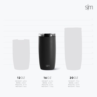 Foto 3 | Taza De Café De Viaje Simple Modern Voyager 470 Ml - Venta Internacional.