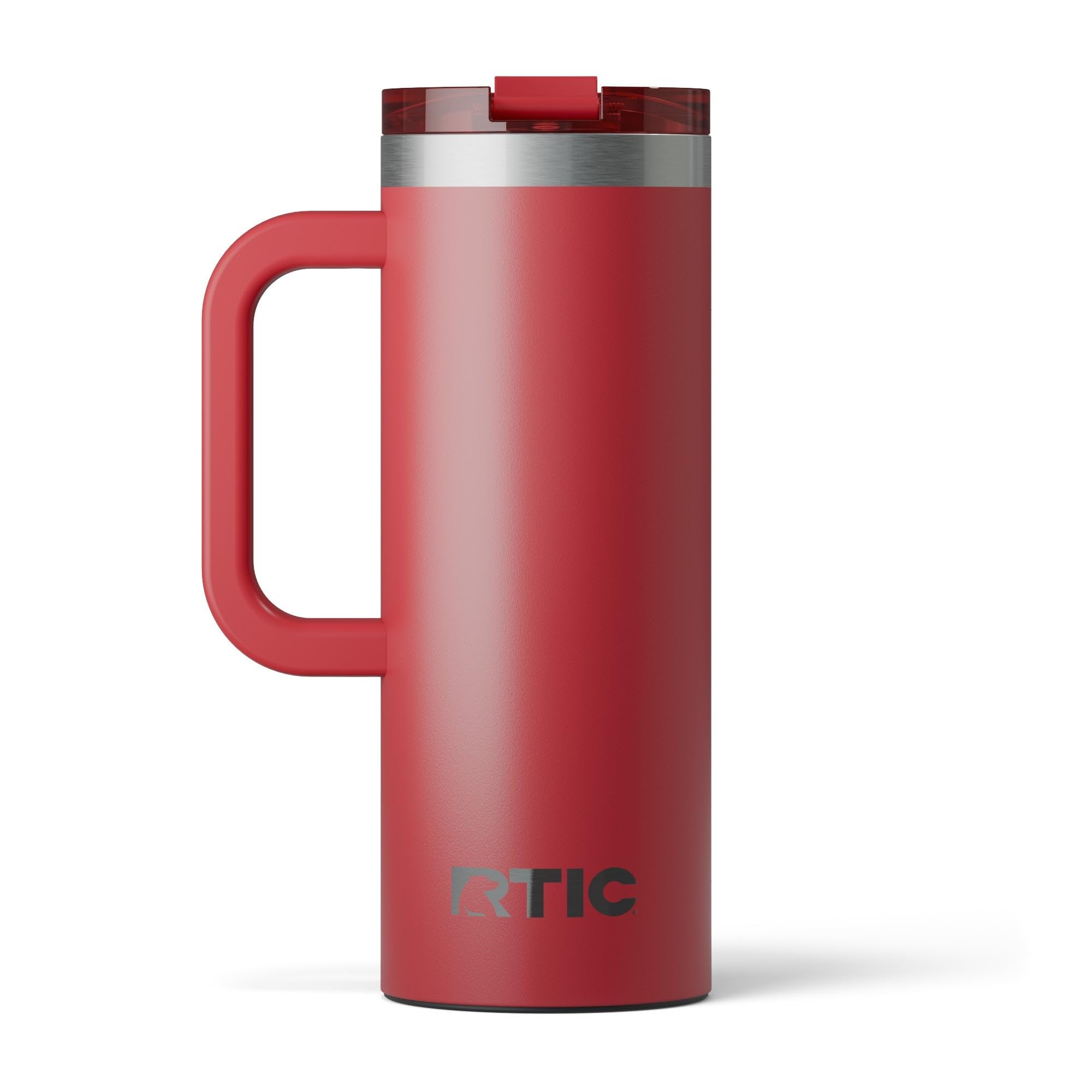 Taza De Viaje Rtic Road Trip 600 Ml Con Bandera De Acero Inoxidable, Color Rojo - Venta Internacional.