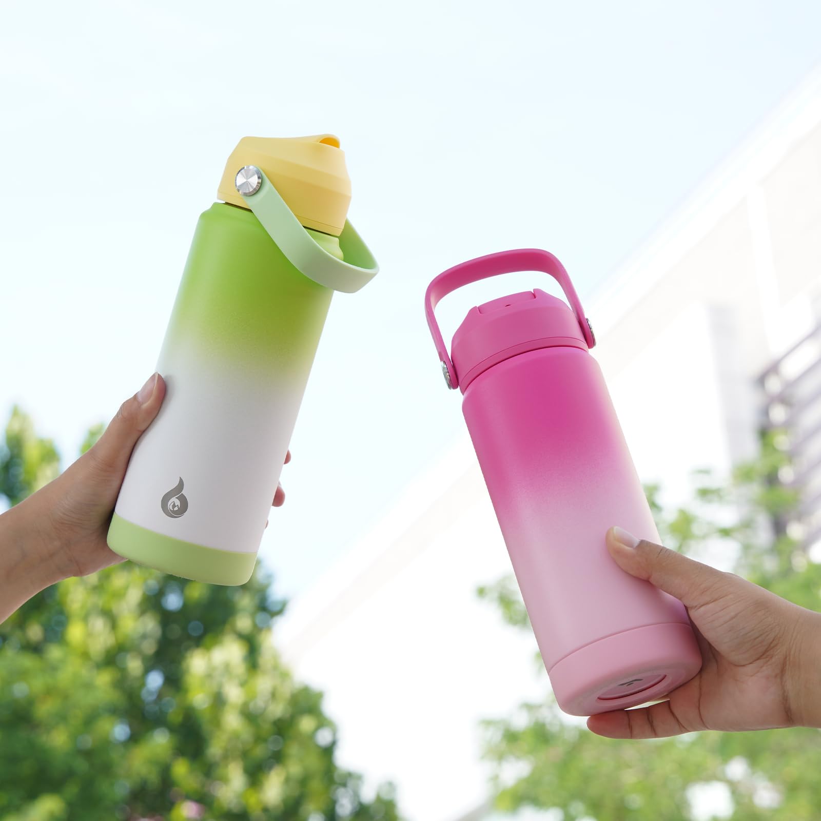 Foto 7 pulgar | Botella De Agua Bjpkpk Con Aislamiento De 1,2 Litros Con Tapa De Pajita De Acero Inoxidable - Venta Internacional.