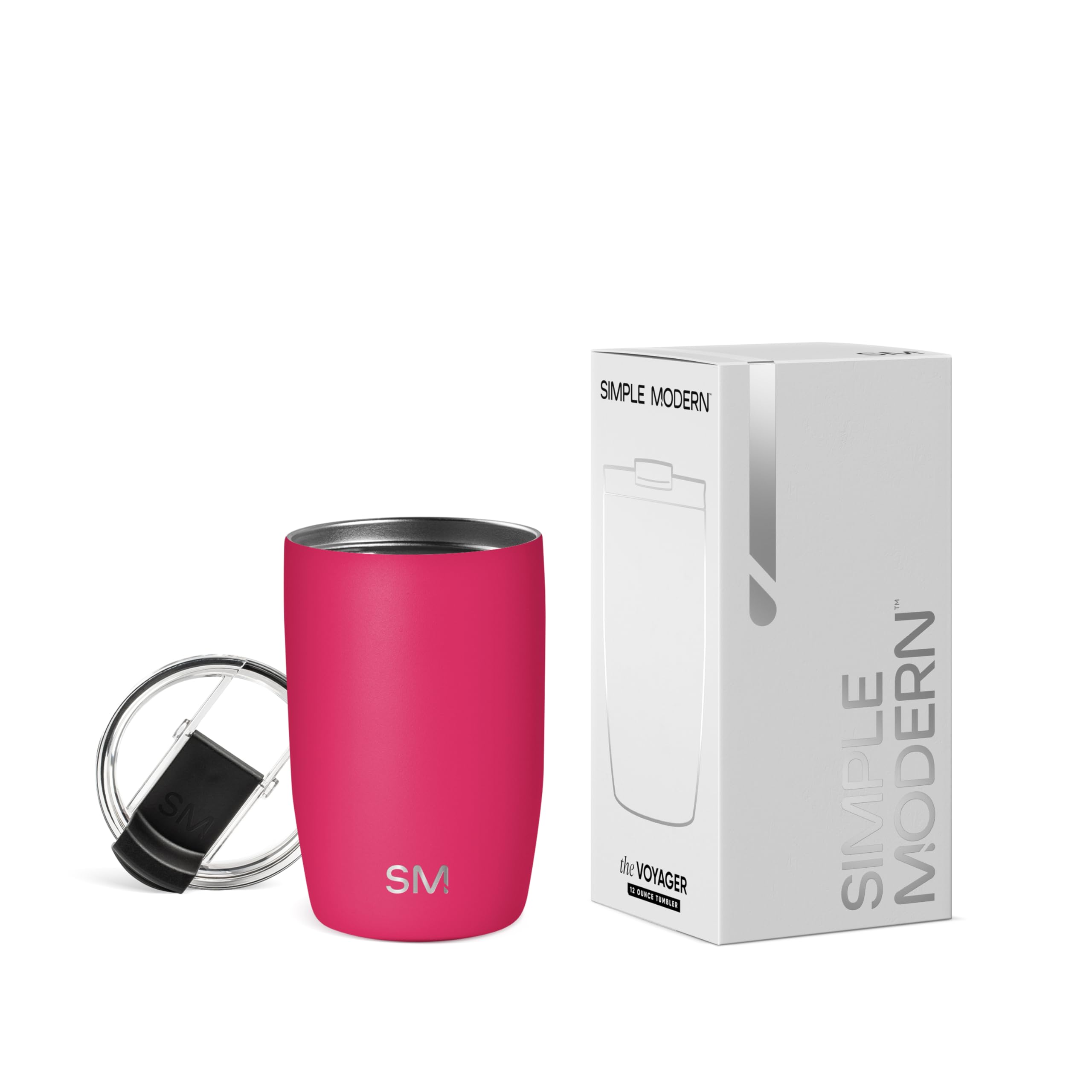 Taza De Café De Viaje Simple Modern Voyager 350 Ml - Venta Internacional.