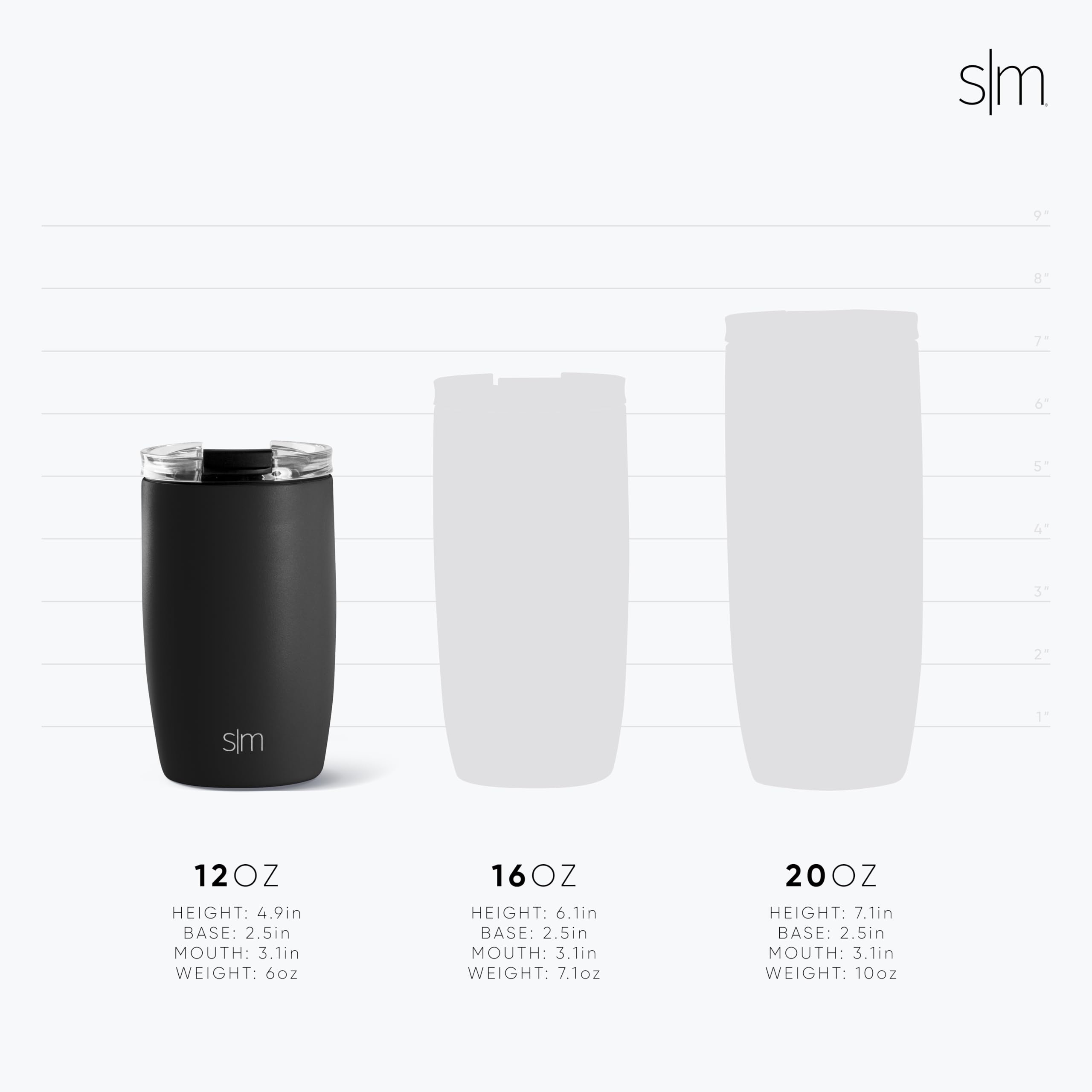 Foto 4 pulgar | Taza De Café De Viaje Simple Modern Voyager 350 Ml - Venta Internacional.