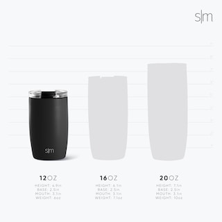 Foto 3 | Taza De Café De Viaje Simple Modern Voyager 350 Ml - Venta Internacional.