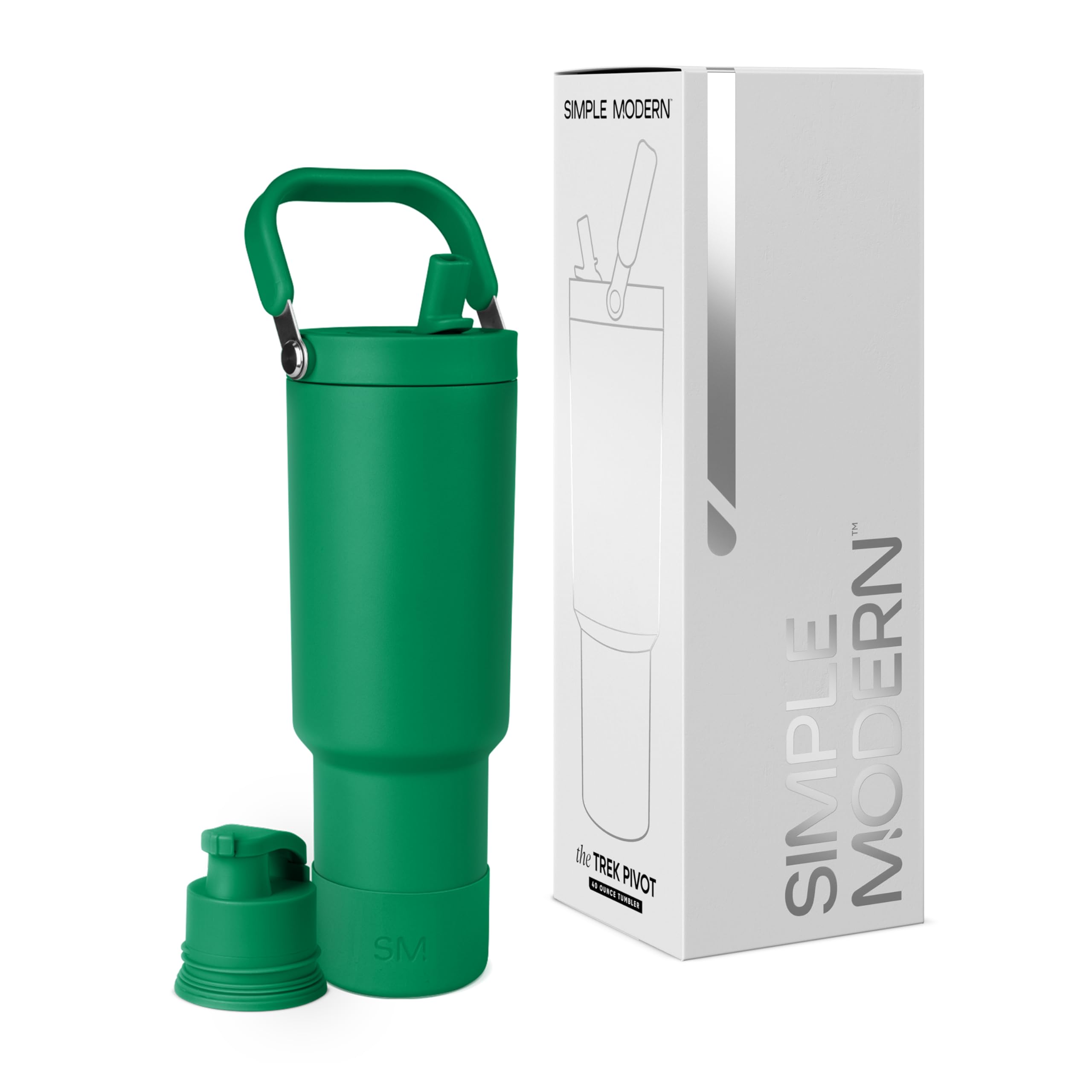 Botella De Agua Simple Modern Trek Pivot 1.2 L Con Asa - Venta Internacional.
