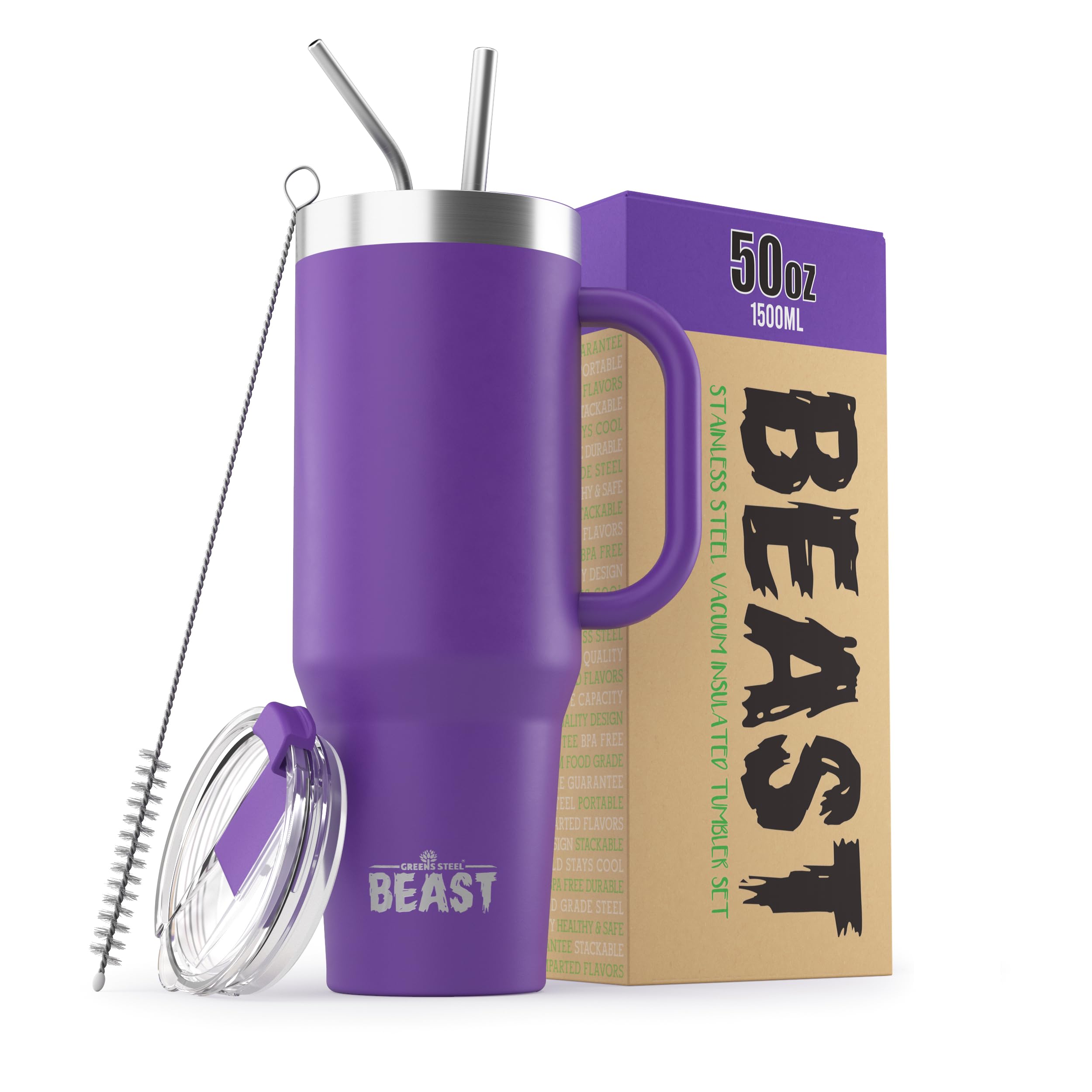 Foto 2 pulgar | Termo Greens Steel Beast de Acero Inoxidable 1,5 L- Venta Internacional