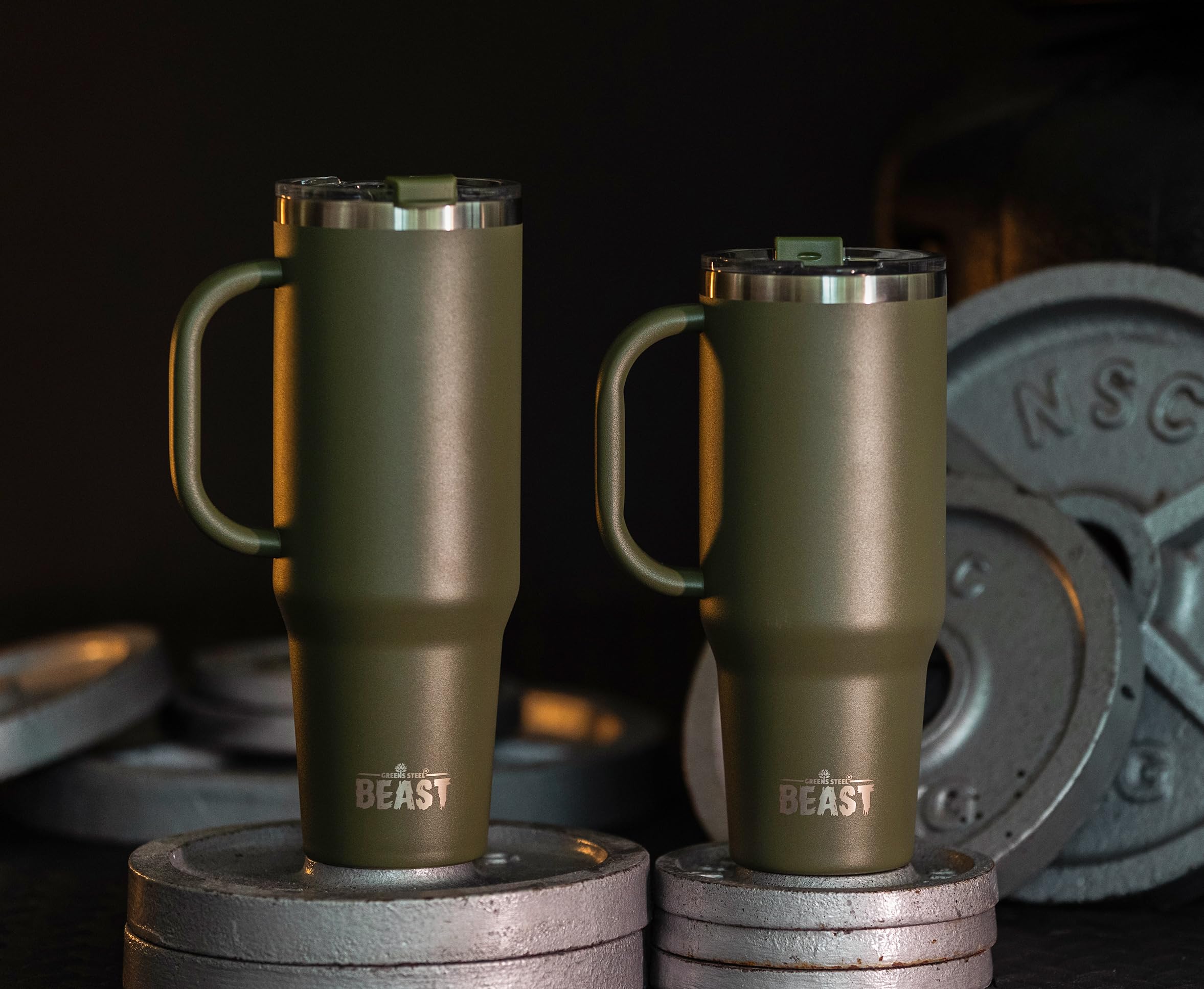 Foto 8 pulgar | Termo Greens Steel Beast de Acero Inoxidable 1250 ml Verde Militar - Venta Internacional