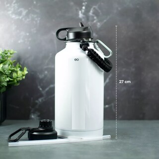 Foto 3 | Botella De Agua Térmica Frío Y Calor 2lt Eo Safe Imports Esi-14230-1 Blanco