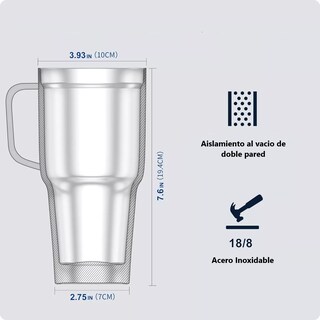 Foto 2 | Vasos Térmico 30oz Termo Taza Acero Inoxidable Botellas Agua Eo Safe Imports Esi-14236-1 Azul