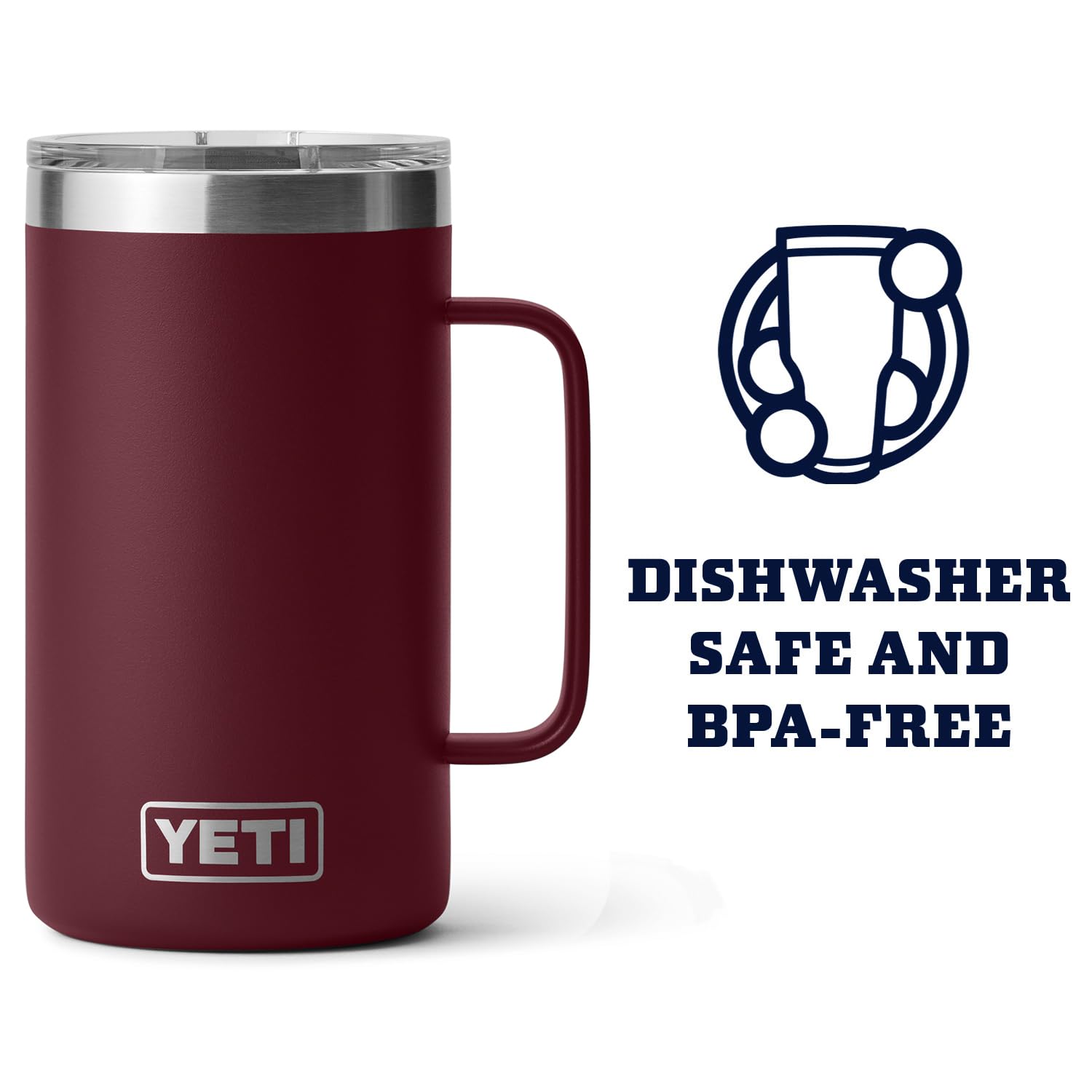 Foto 4 pulgar | Taza Yeti Rambler De Acero Inoxidable Con Aislamiento Al Vacío De 700 Ml - Venta Internacional.
