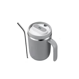 Foto 1 | Taza De Café De Acero Inoxidable De 500ml Con Asa Eo Safe Imports Esi-14194--1 Gris