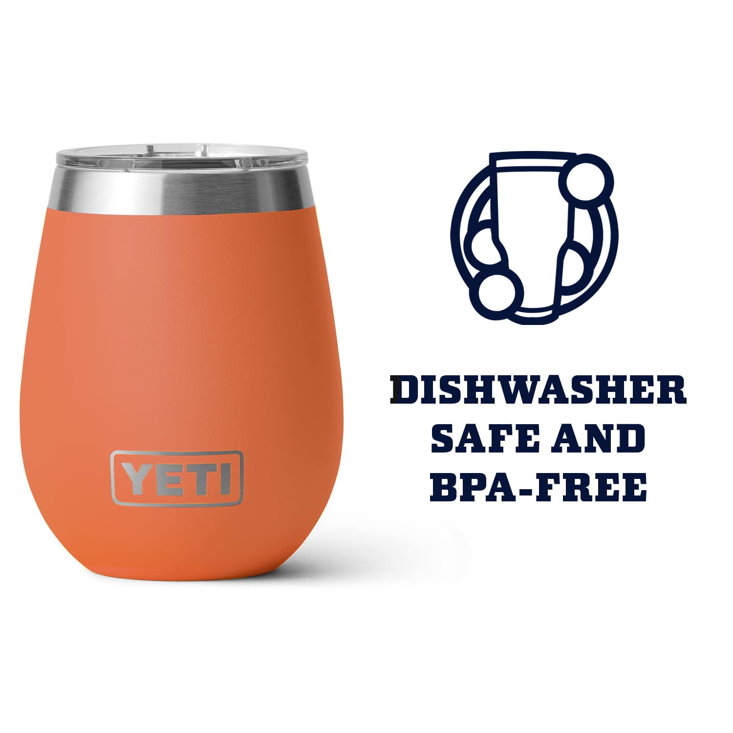 Foto 5 pulgar | Vaso De Vino Yeti Rambler De Acero Inoxidable Con Aislamiento Al Vacío De 300 Ml - Venta Internacional.