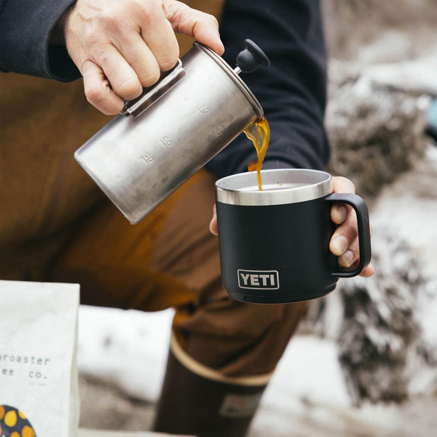 Foto 7 pulgar | Taza Yeti Rambler, Apilable, 414 Ml, Con Aislamiento Al Vacío, Inoxidable - Venta Internacional.