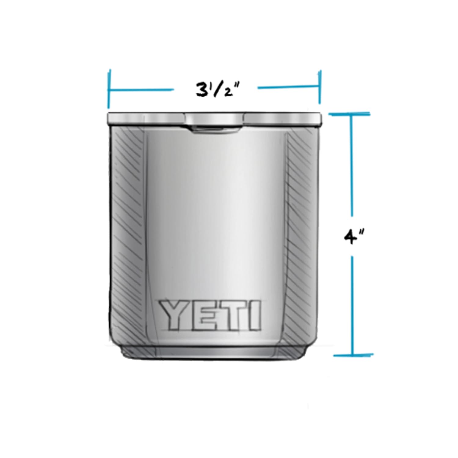 Foto 5 pulgar | Vaso Yeti Rambler De 295 Ml, Apilable, Lowball 2.0, Con Aislamiento Al Vacío - Venta Internacional.