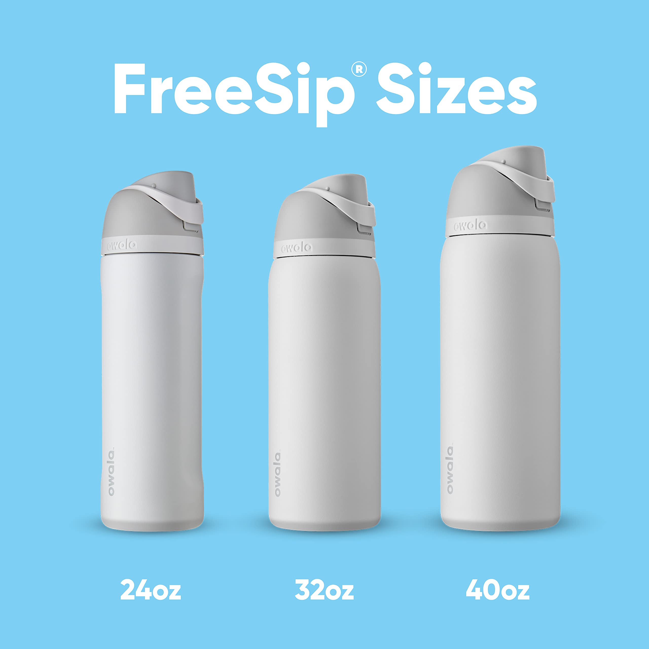 Foto 6 pulgar | Botella De Agua Owala Freesip De Acero Inoxidable Con Aislamiento, 1,2 L - Venta Internacional.