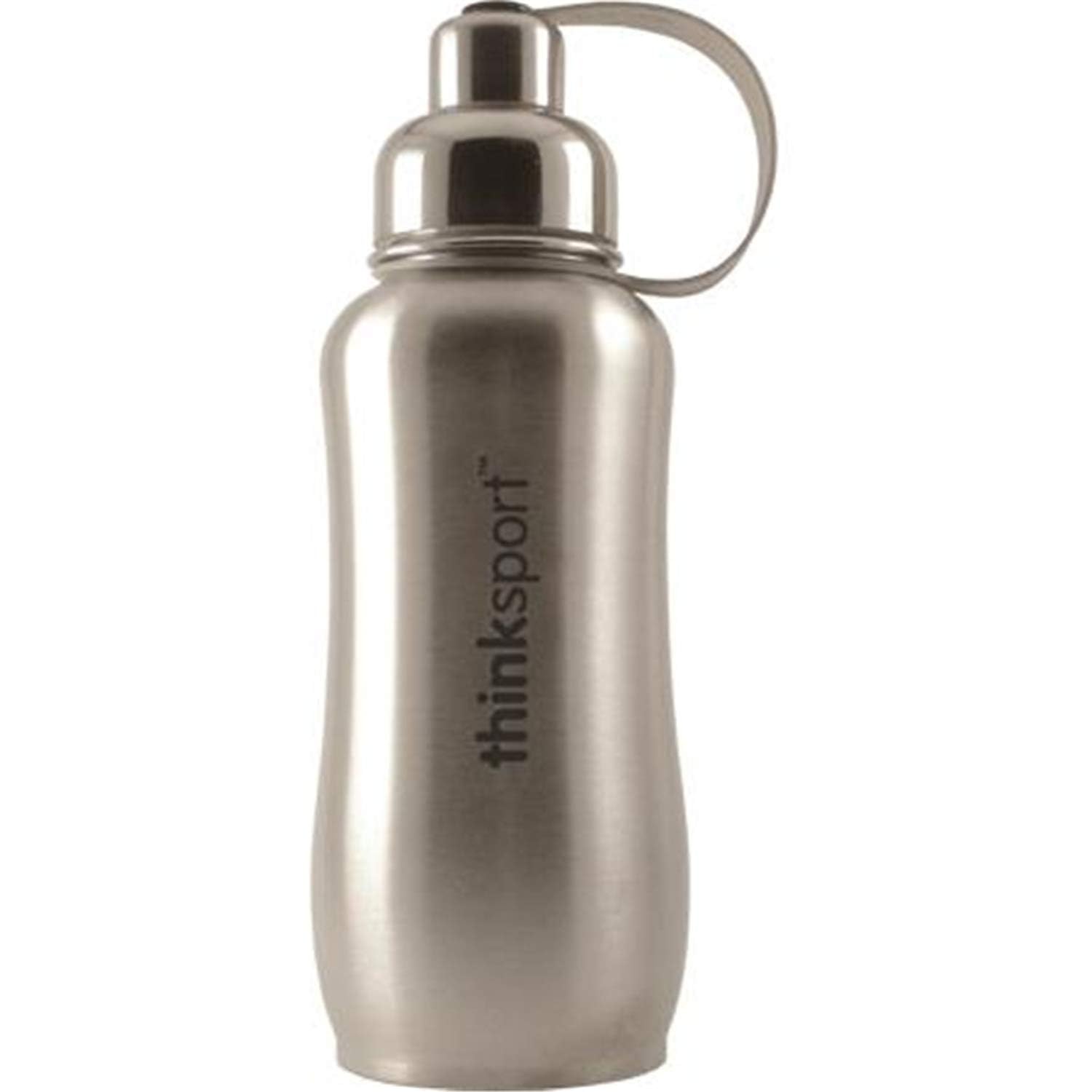 Botella Deportiva Thinksport De Acero Inoxidable Plateada 750 Ml - Venta Internacional.