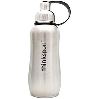 Foto 2 | Botella Deportiva Thinksport De Acero Inoxidable Plateada 750 Ml - Venta Internacional.