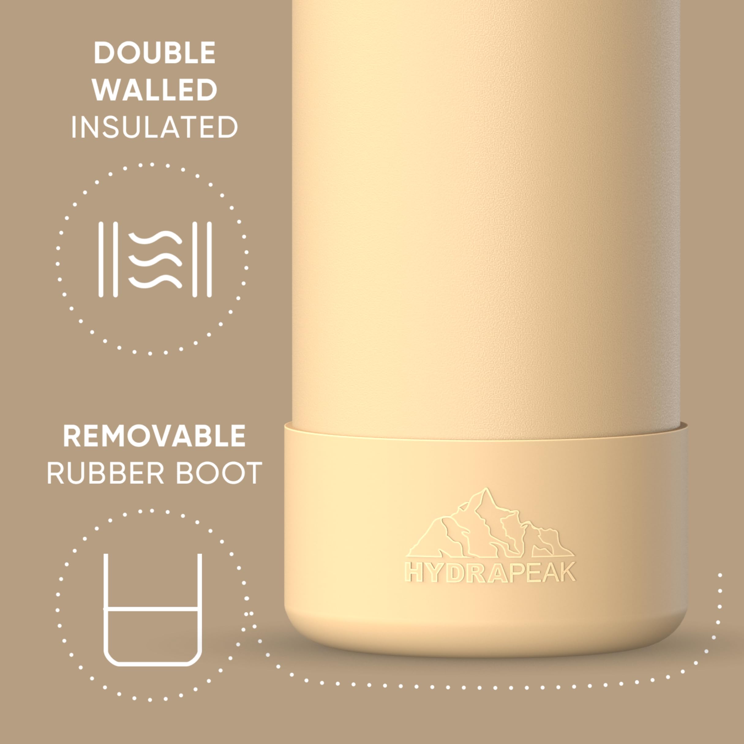 Foto 4 pulgar | Botella De Agua Hydrapeak Sport Con Aislamiento De 950 Ml Con Pajita Y Vaso - Venta Internacional.
