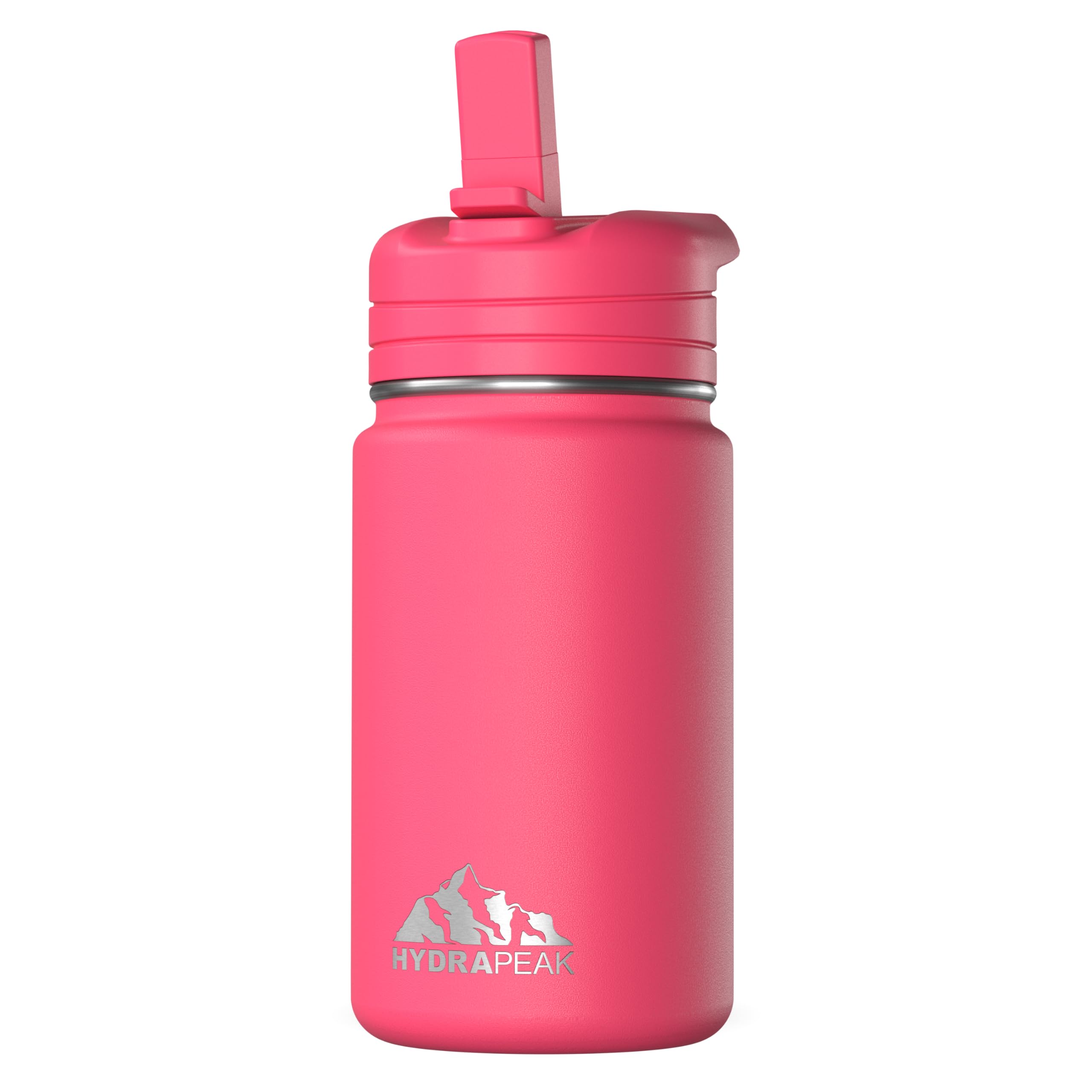 Botella De Agua Hydrapeak Mini De 400 Ml Con Tapa De Pajita Aislada Ss - Venta Internacional.