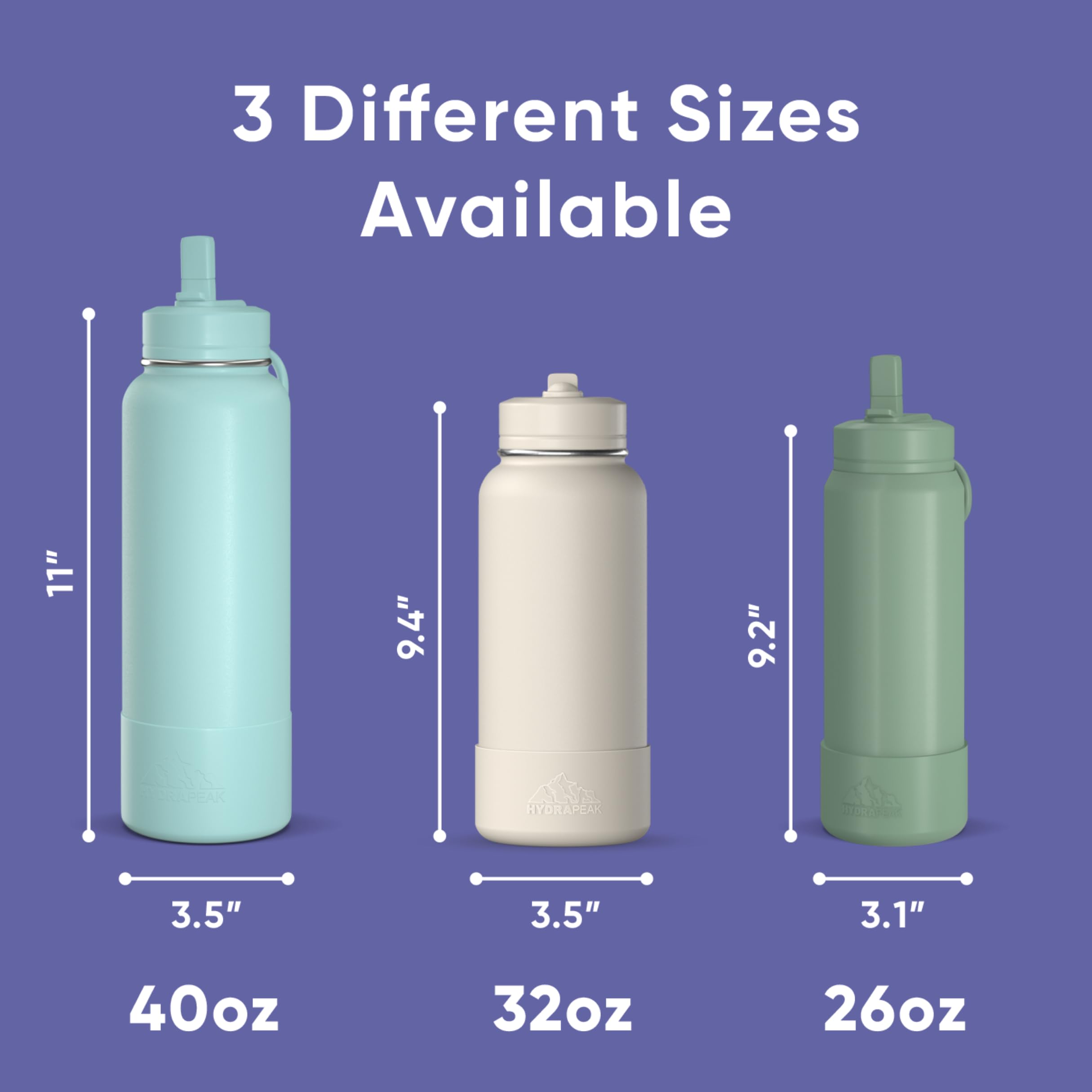 Foto 6 pulgar | Botella De Agua Hydrapeak Sport Con Aislamiento De 950 Ml, Color Azul Zafiro - Venta Internacional.