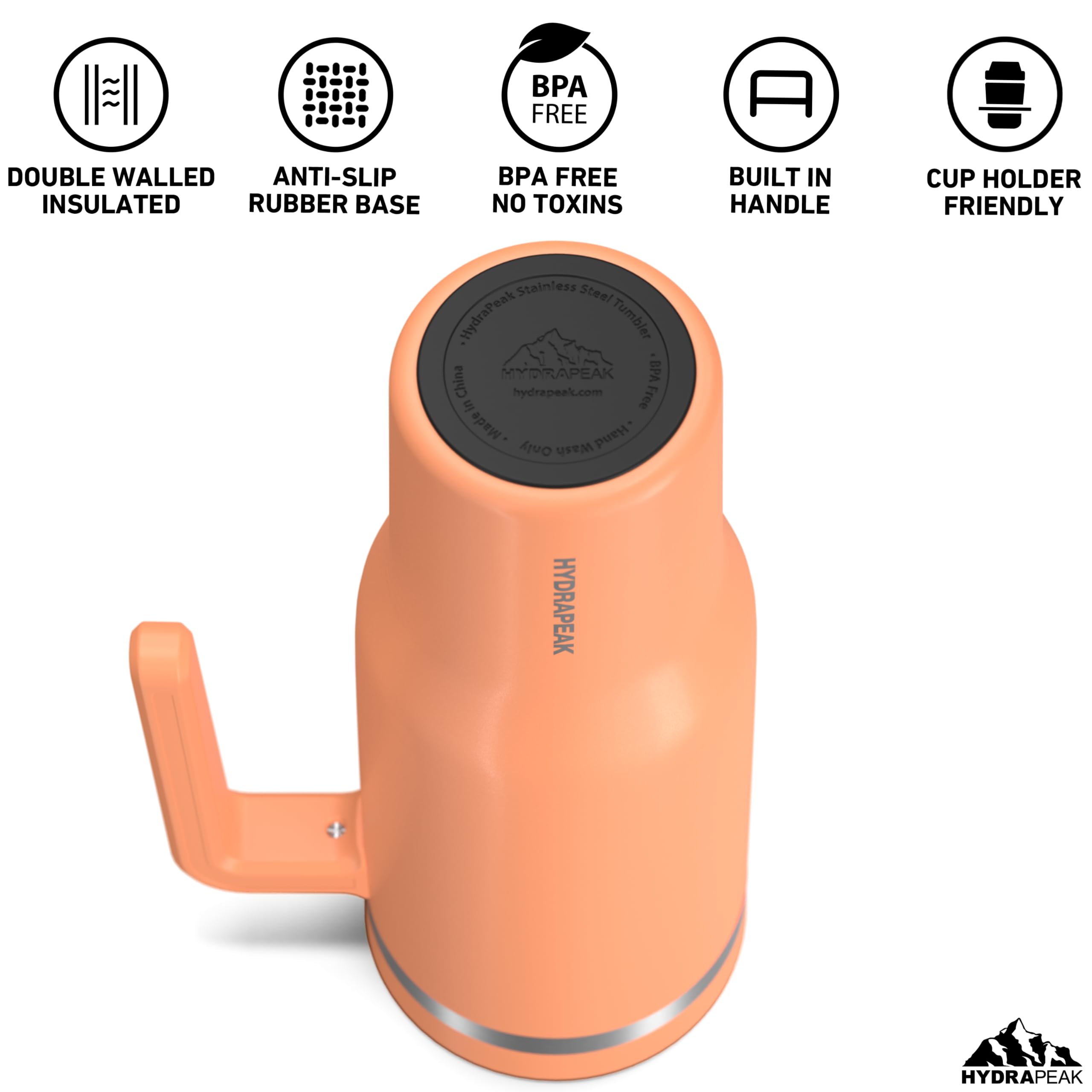 Foto 4 pulgar | Vaso Aislante Hydrapeak Voyager De 1,2 L Con Pajita Y Asa - Venta Internacional.